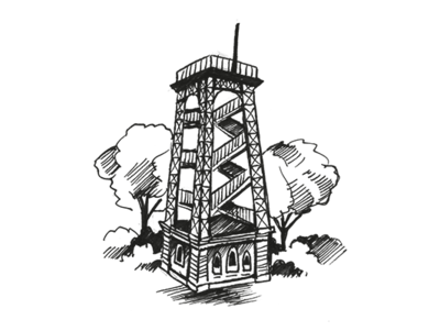 Illustration Parnaß-Turm in Plön
