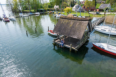 Steg und Bootsanleger am Ratzeburger See