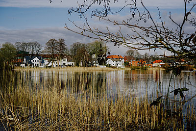 Häuser am Bordesholmer See