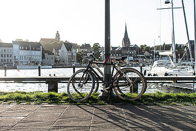 Fahrrad am Flensburger Hafen